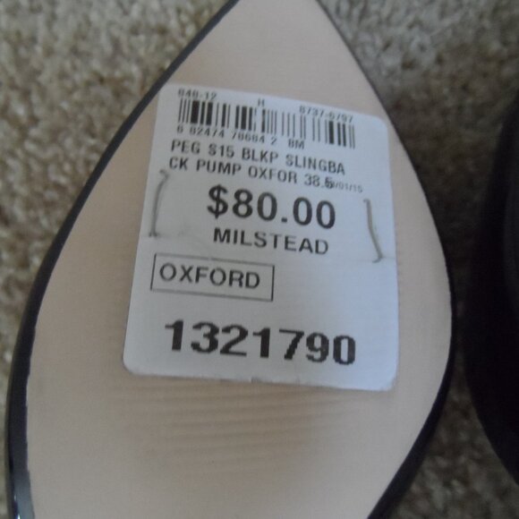 Chic Peagabo Black shoes - size 7.5 NEW - Picture 11 of 13